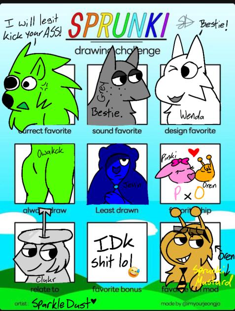 Sprunki Character form!