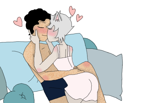 Two of my OCs (base used)