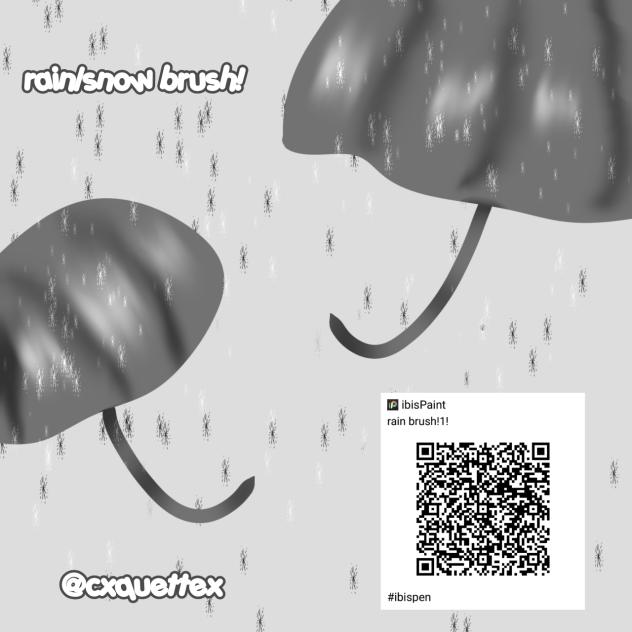 rain or snow brush!! - ibisPaint