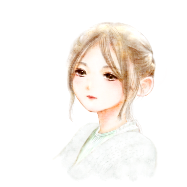 あぴゅるむ渡邉歩咲ちゃん似顔絵ファンアート。