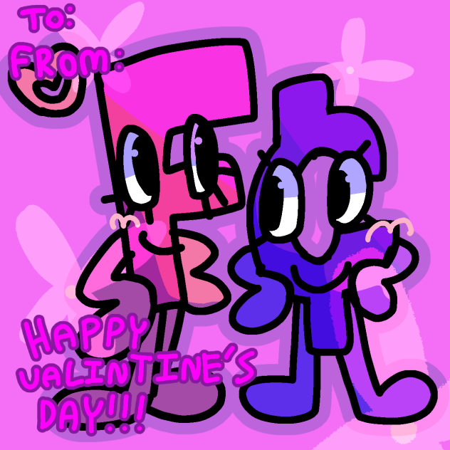 I made a Valentines Day card (^^)