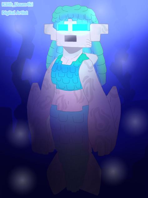 Mermaid in Minecraft-2;