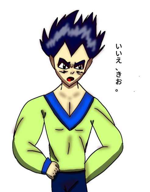 dragon ball z fan character!