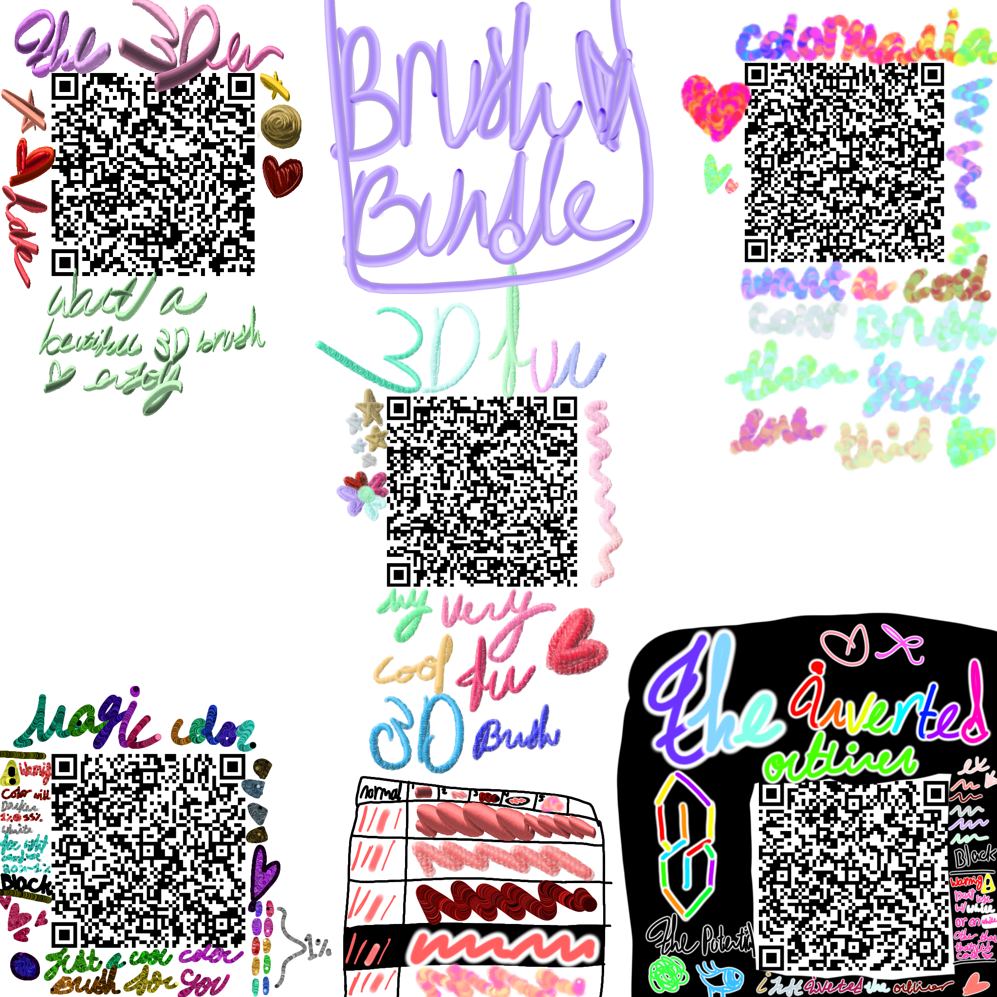 cool Brush bundle. - ibisPaint