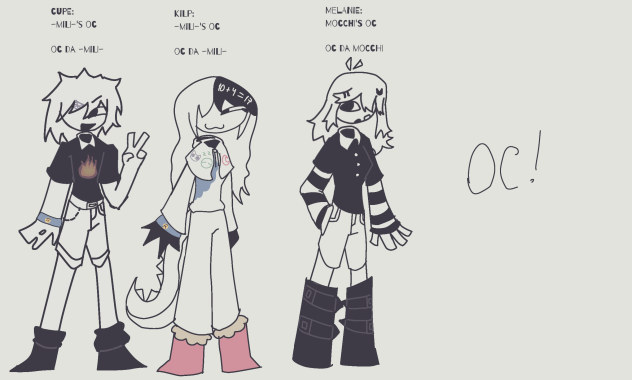 here you ocs!        esta aqui suas ocs!