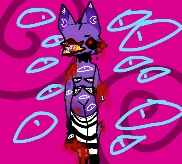 violet demon form phase 2 - ibisPaint