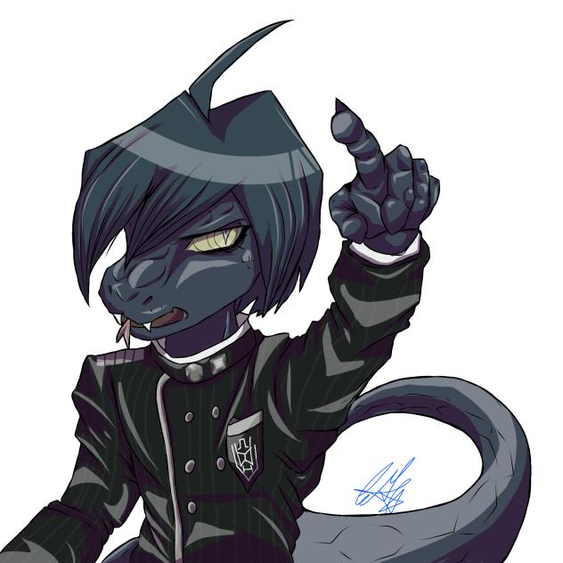 Shuichi Saihara as a snake
