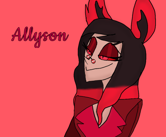 Alastor (Hazbin Hotel, Female Re-Draw)