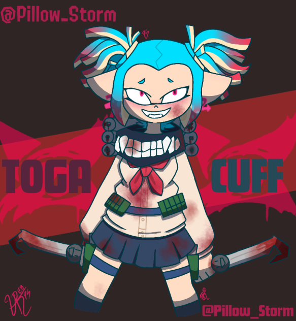 Cuff as Toga costume
