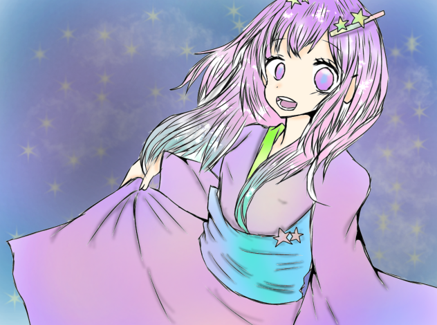 菜花するめさんに線画借りました‼︎