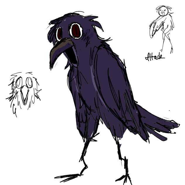 Crow. (99 nights in the forest)