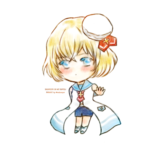 邪神ちゃんドロップキック リエールさまファンアートその2。