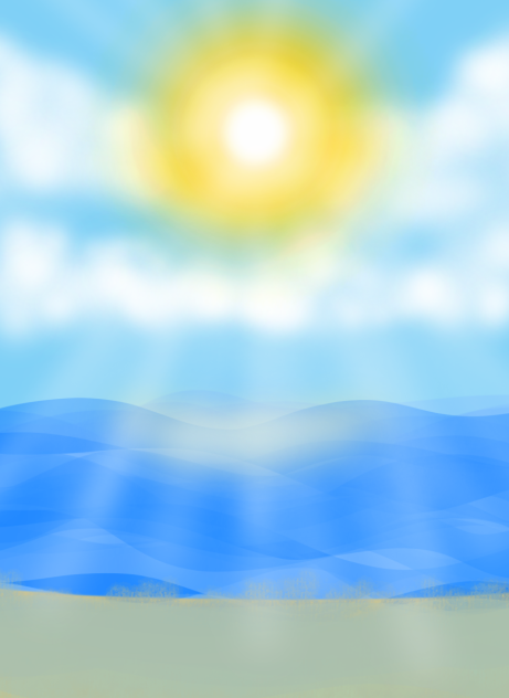 summer time is beach time - ibisPaint