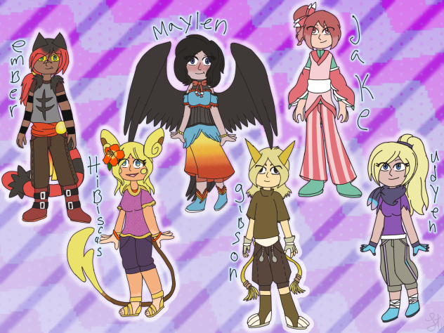 My pokemon sun team as gijnka