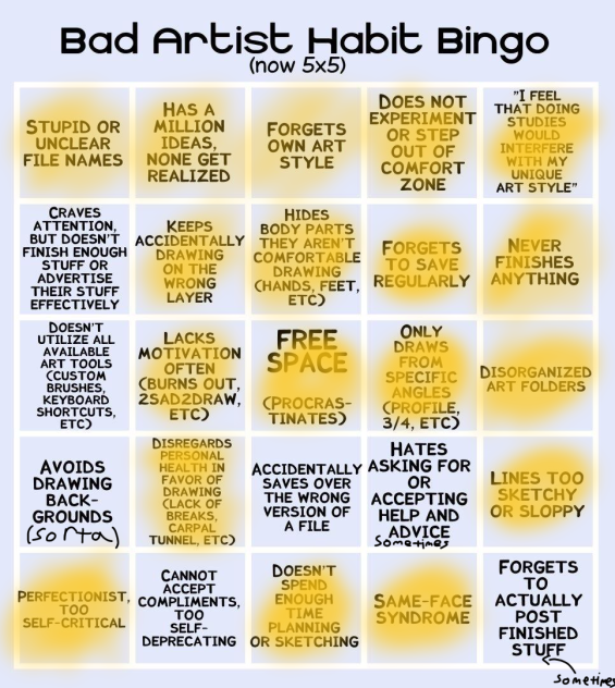 I have too many bad habits lmao