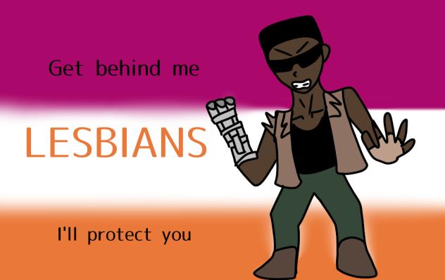 Barrett will protect the lesbians