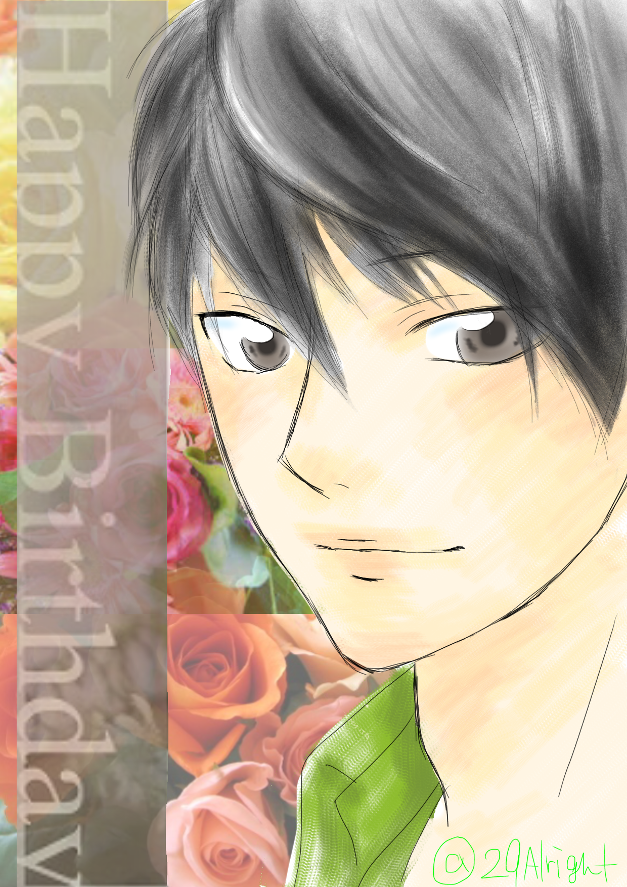 一ノ瀬蓮生誕祭15 Ibispaint