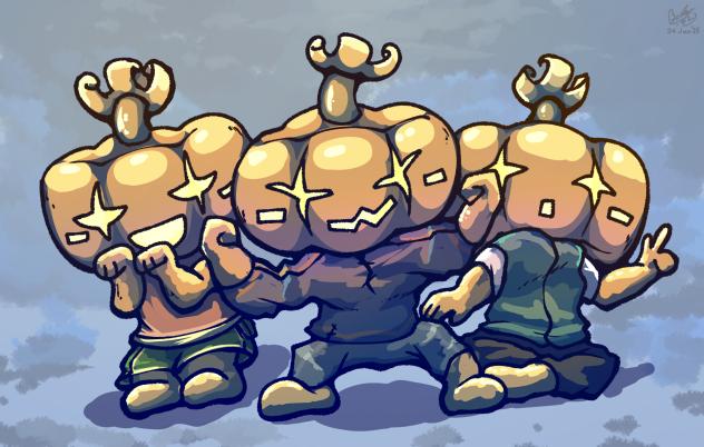 Li'l boy pumpkin