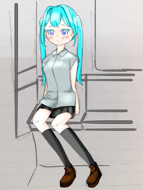 途中ですわ