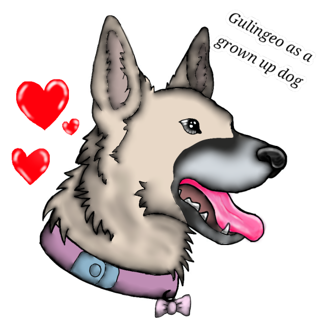 Painting of my dog gulingeo ibispaint