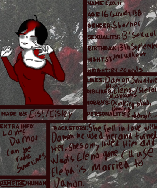 Vampire OC 🦇❤️🖤