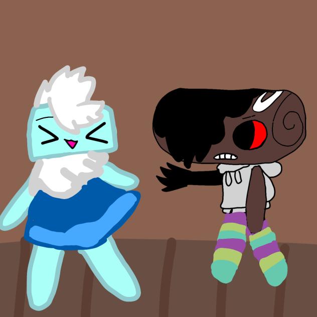 Tisha is getting chased by cosmo