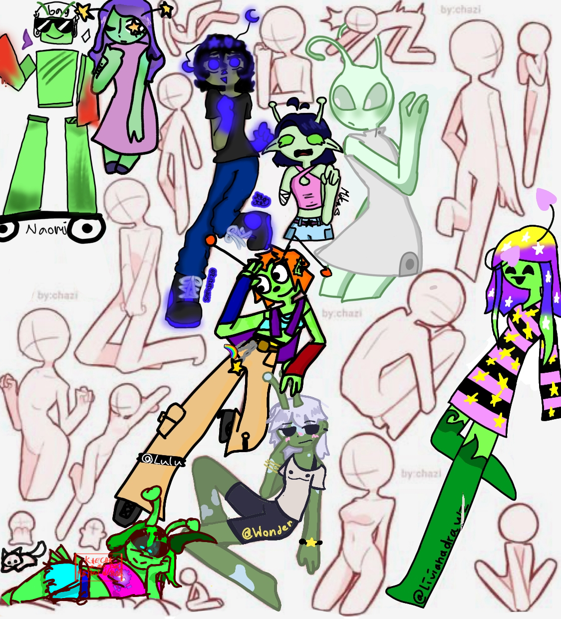 alien ☆ collab ! - ibisPaint