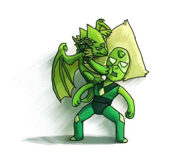 Peri and her dragon