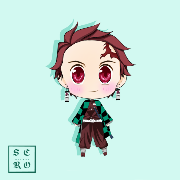 kamado tanjiro chibi art