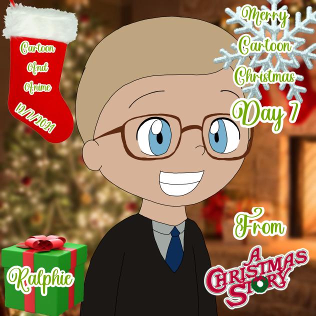 Merry Cartoon Christmas Day 7 Ralphie