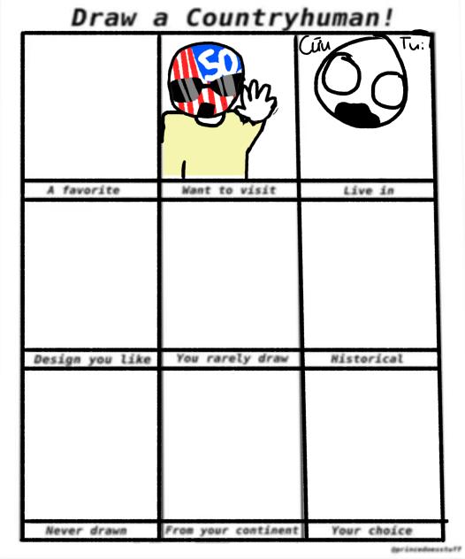Draw a Countryhuman