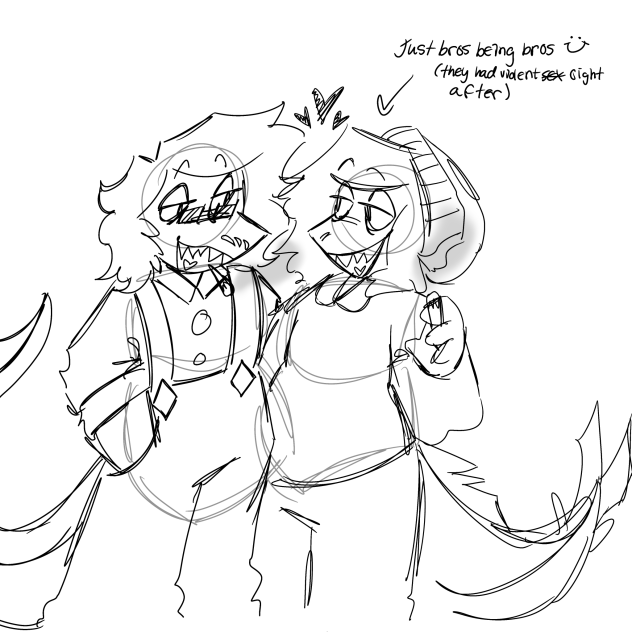Bros being bros - ibisPaint