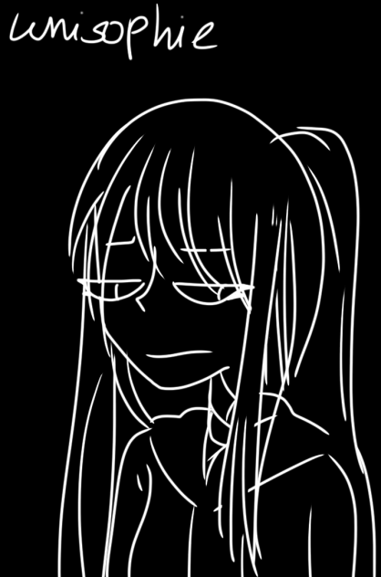 black and white