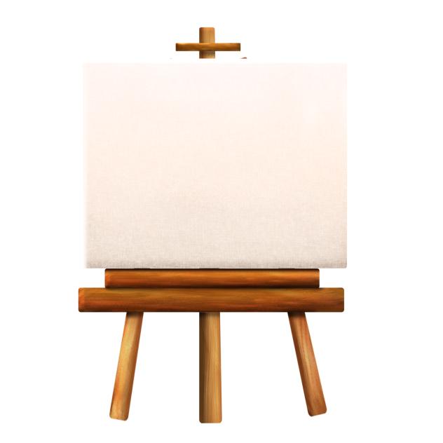 IP Easel with Canvas
