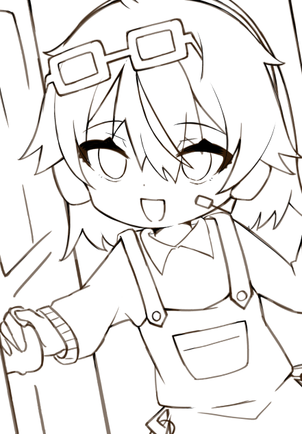 『いらっしゃい』　塗り絵
