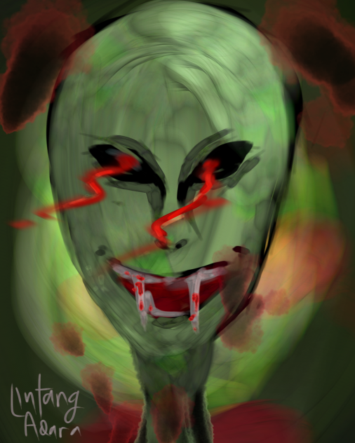 Emoji Challange - ALIEN - ibisPaint