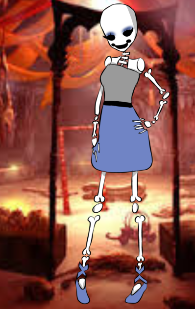Blair the Skeleton Ribbon Dancer - ibisPaint