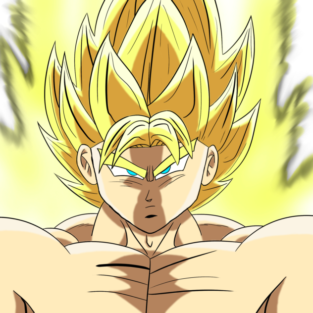 Super Saiyan Goku - ibisPaint