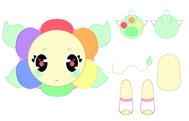 Dandy Bo Flower (Dandy'sWorld BodySheet)