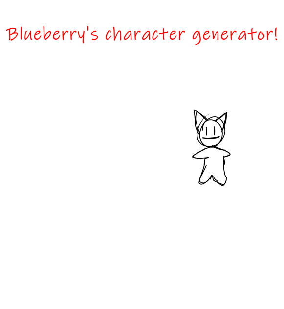 Blueberry's Character Generator