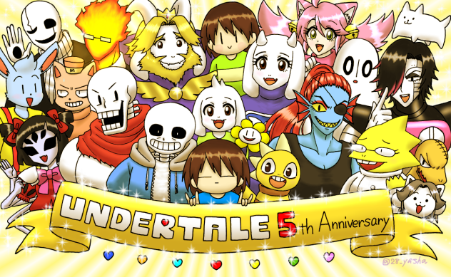 Undertale5周年記念集合絵