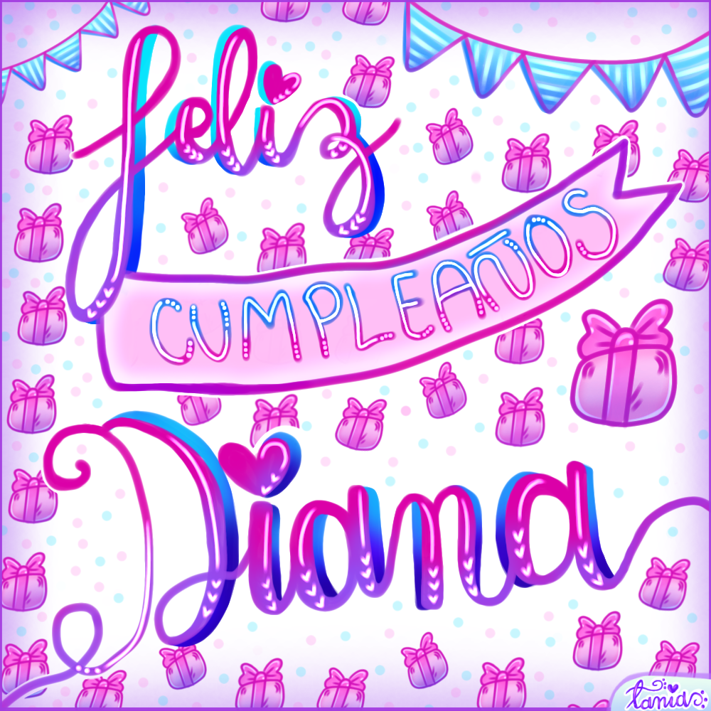 lettering Diana - ibisPaint