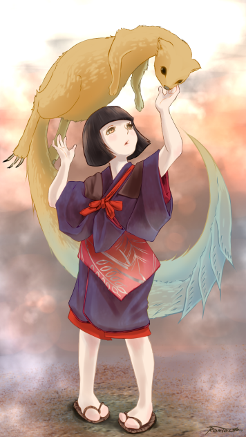 カマイタチとイタチ童（わらし）