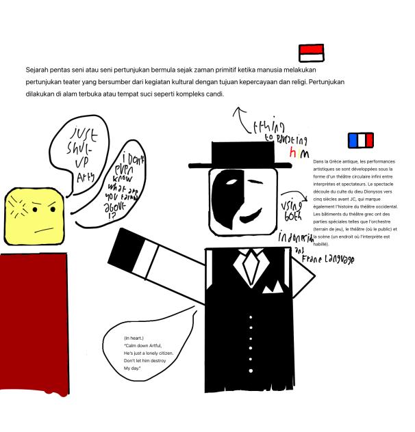 Conversation between Artful and Civilian