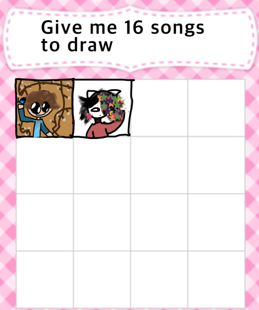 Give me 16 songs to draw 3