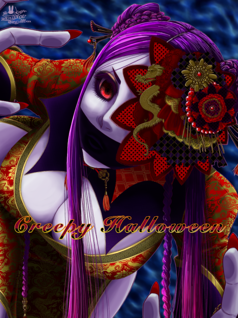 デジ絵0080：Creepy Halloween
