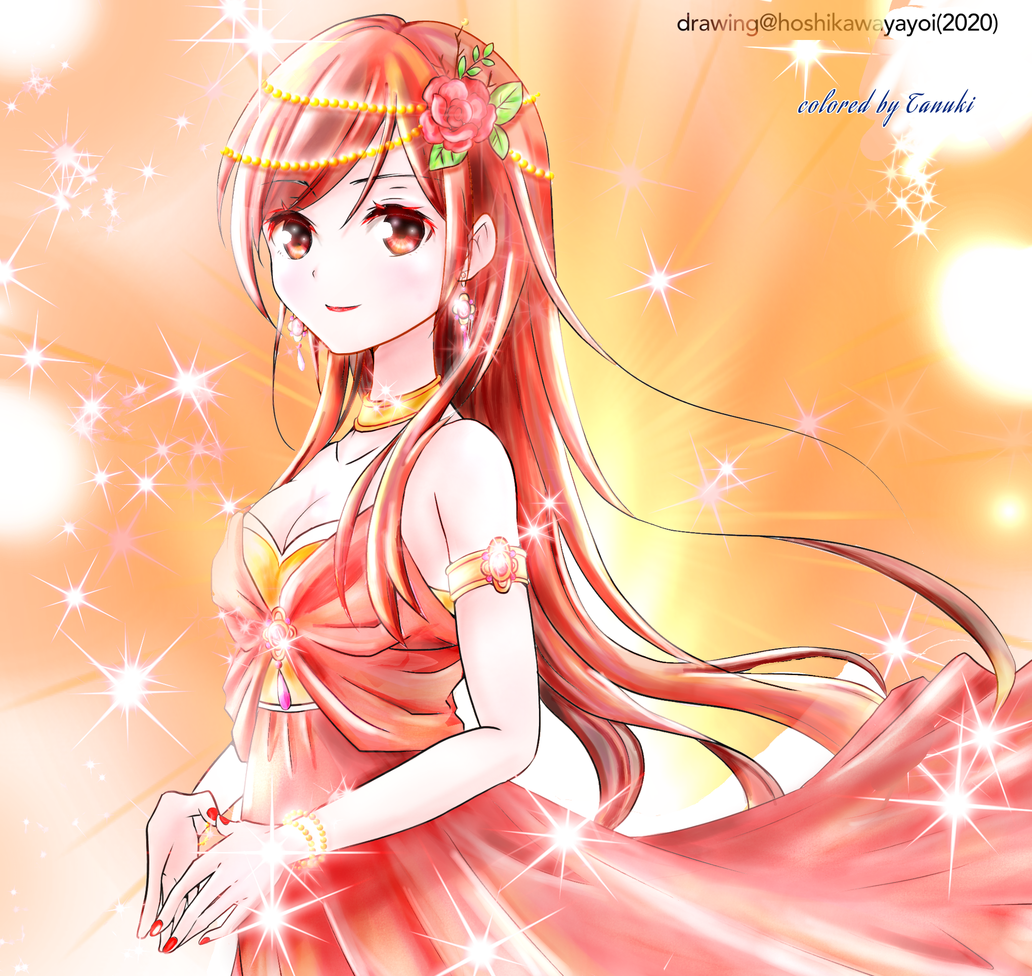 Fire goddess 💥 - ibisPaint