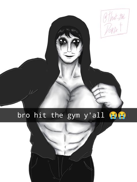 bro hit the gym (with text)