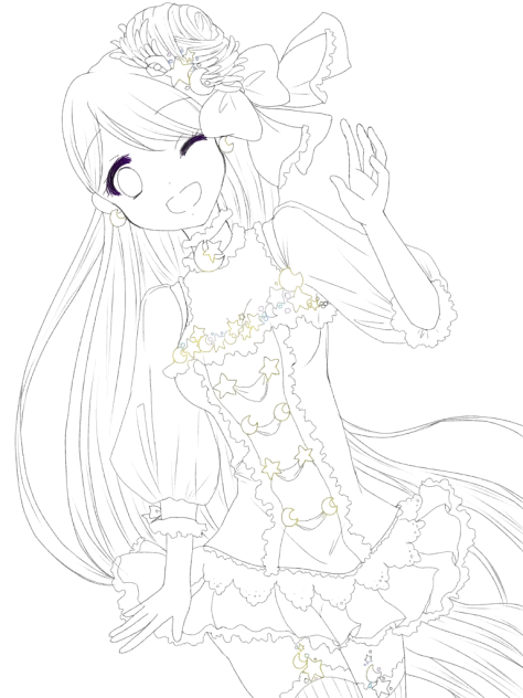 Moonlight 🌙(線画)