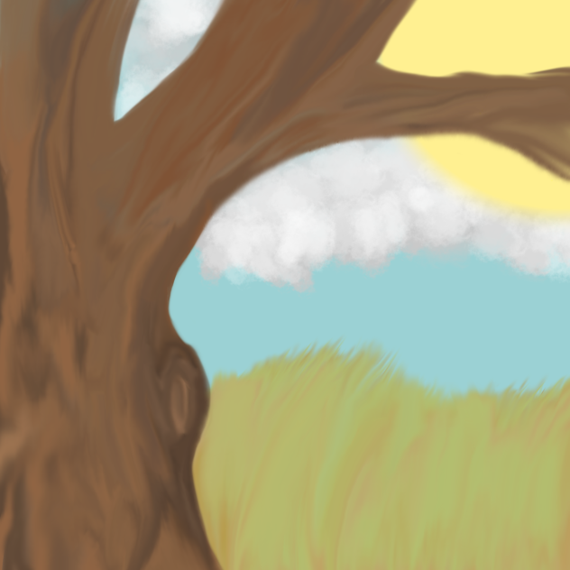 The old tree - ibisPaint